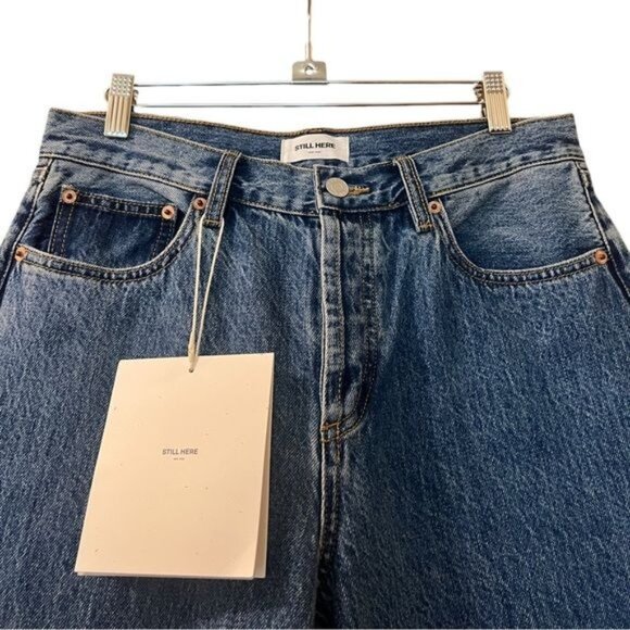 Still Here Bambi Walker Wide Leg Baggy 90s Jeans Sz 28 - Picture 7 of 8